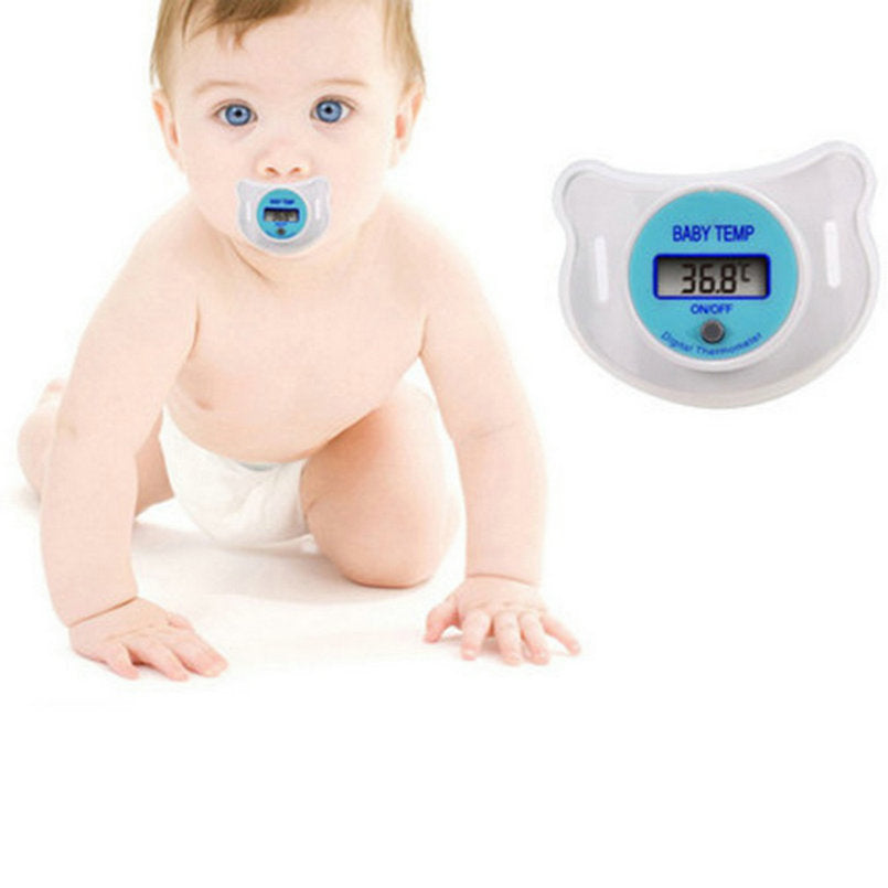 Pacifier thermometer