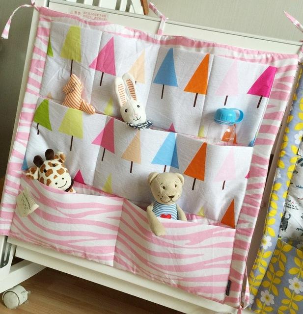 Muslin Tree Bed Hanging Storage Bag