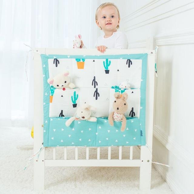 Muslin Tree Bed Hanging Storage Bag