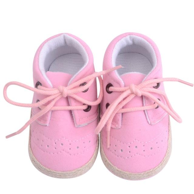 Solid Lace-Up Anti-skid Cotton Casual Shoes