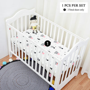 Lovely  Cactus Triangle Baby Gril Crib Bed Bumpers