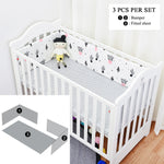 Lovely  Cactus Triangle Baby Gril Crib Bed Bumpers