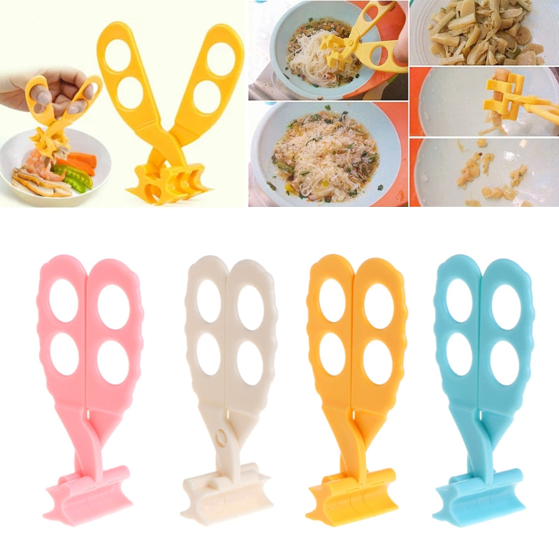 Kids Cut Food Shears Feeding Toddlers Scissors
