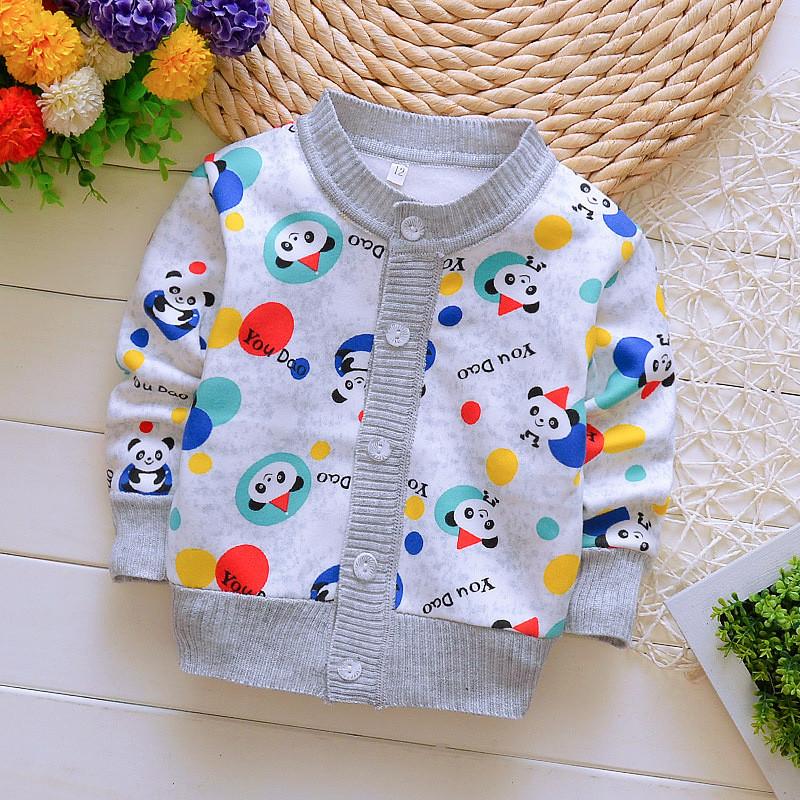 Infant  Girls Cardigan Round collar Sweaters
