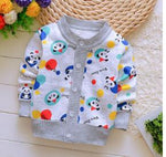 Infant  Girls Cardigan Round collar Sweaters