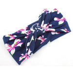 Boho Ribbon Elastic Baby Girl Bow Knot