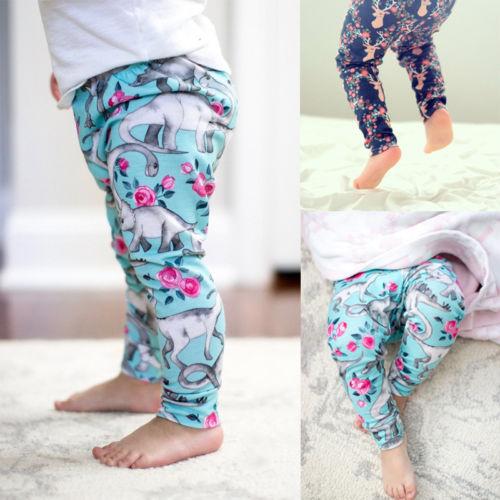 Baby Girls Dinosaur Harem Pants