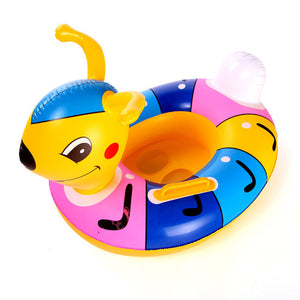 Inflatable swimming neck ring mother and child