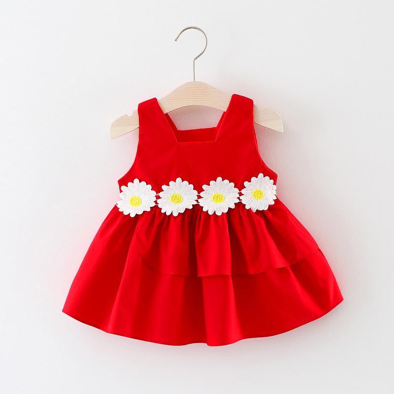 Flower Baby Girls Dress Sleeveless