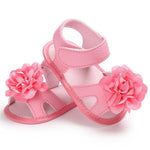 Baby Girls Flower Crib Soft Soled Shoes