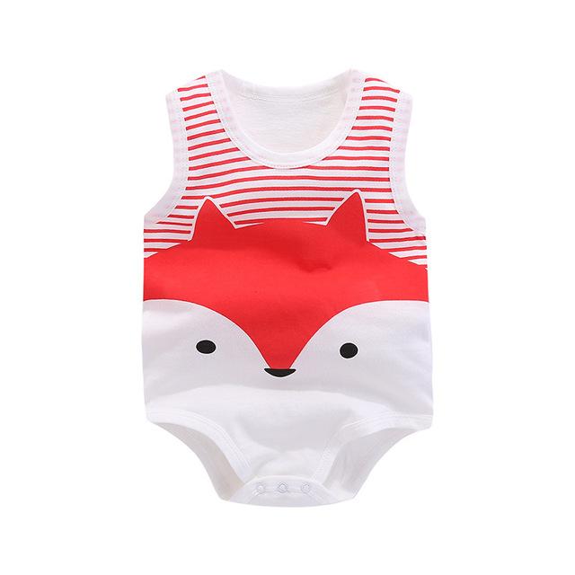 Pure Cotton Vest Clothes Baby Girl Sleeveless
