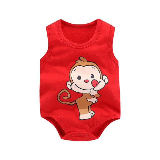 Pure Cotton Vest Clothes Baby Girl Sleeveless