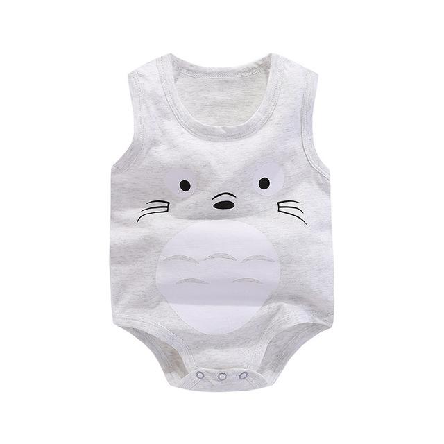 Pure Cotton Vest Clothes Baby Girl Sleeveless