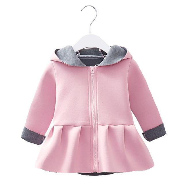 Baby Girls Coat & Jacket Children Outerwear Hooded coats