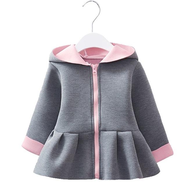 Baby Girls Coat & Jacket Children Outerwear Hooded coats
