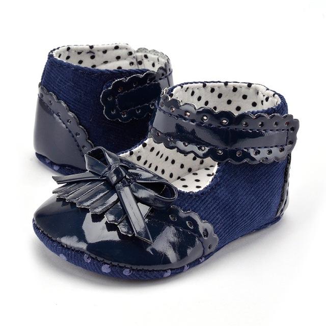 Kid Anti-slip On Shoes Crib Hook & Loop