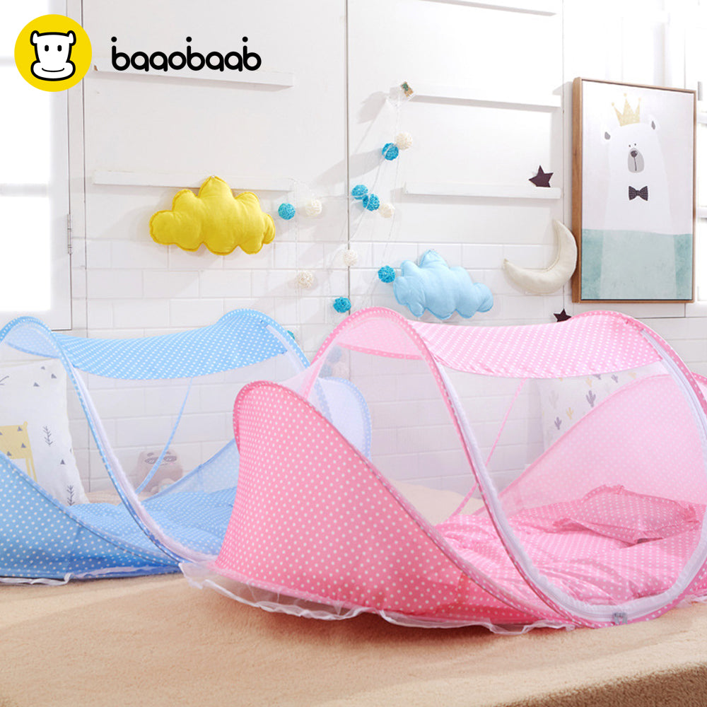 WZ04 3 PCs Baby Crib With Pillow Newborn Mat Set