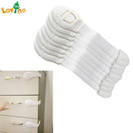 10pcs Cabinet and Drawer Lock Set (Childproof)
