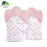Baby Silicone Teething Mitten Glove