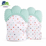 Baby Silicone Teething Mitten Glove