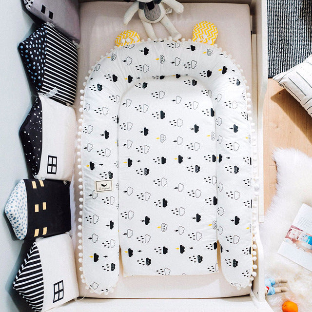 Baby Co-sleeping Cribs Soft Cotton Baby Nest