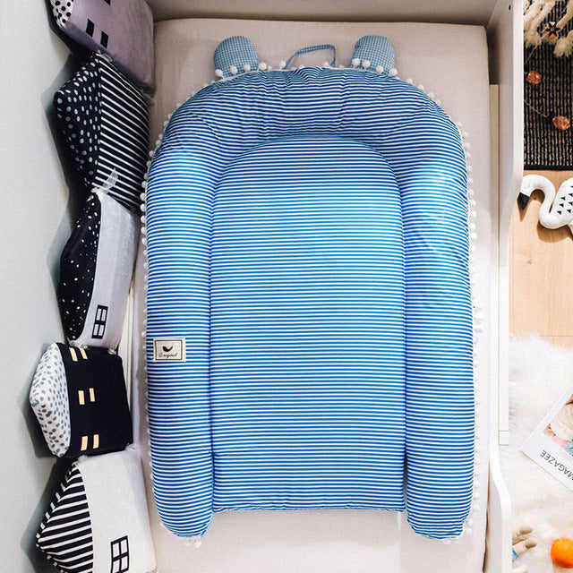 Baby Co-sleeping Cribs Soft Cotton Baby Nest