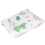 100% Cotton Baby Swaddles Soft Blankets