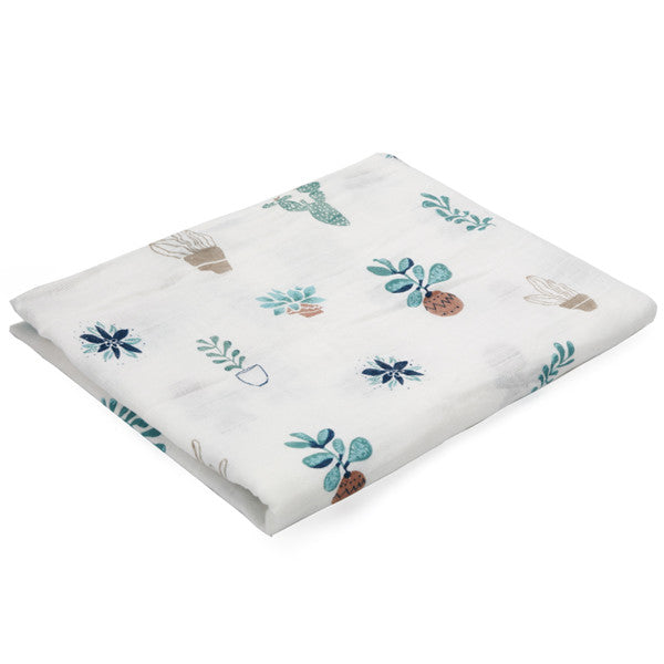 100% Cotton Baby Swaddles Soft Blankets