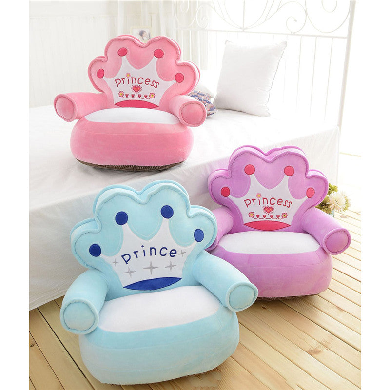 Baby Only Cover NO Filling Cartoon Crown Seat