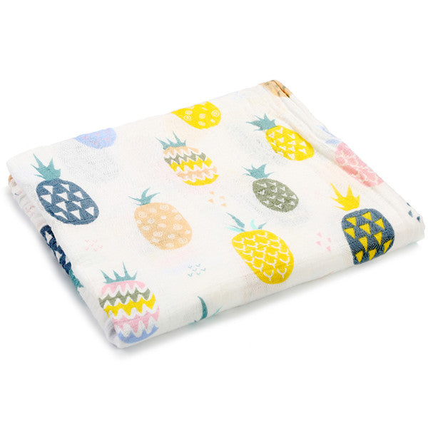 100% Cotton Baby Swaddles Soft Blankets