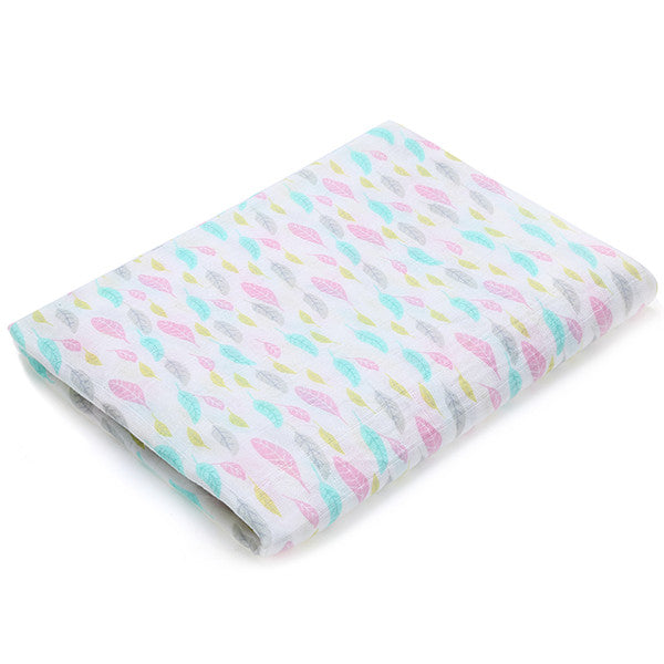 100% Cotton Baby Swaddles Soft Blankets