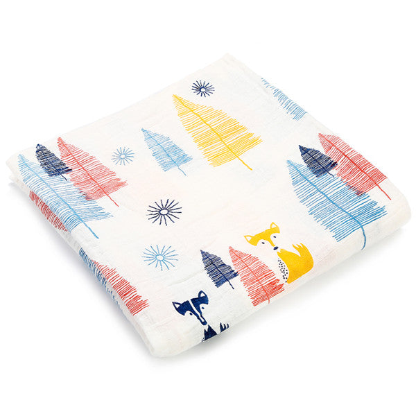 100% Cotton Baby Swaddles Soft Blankets